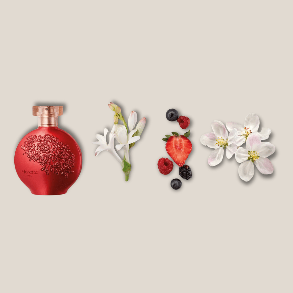 O Boticário Set regalo - Floratta Red & QDB Rossetto liquido supermatte Vinheli - o Boticário | Paradea