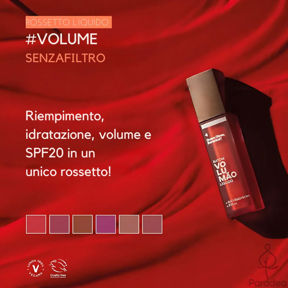 Quem Disse, Berenice? Batom Volumão Líquido Mate Morangoli - Rossetto volumizzante liquido matte - o Boticário | Paradea