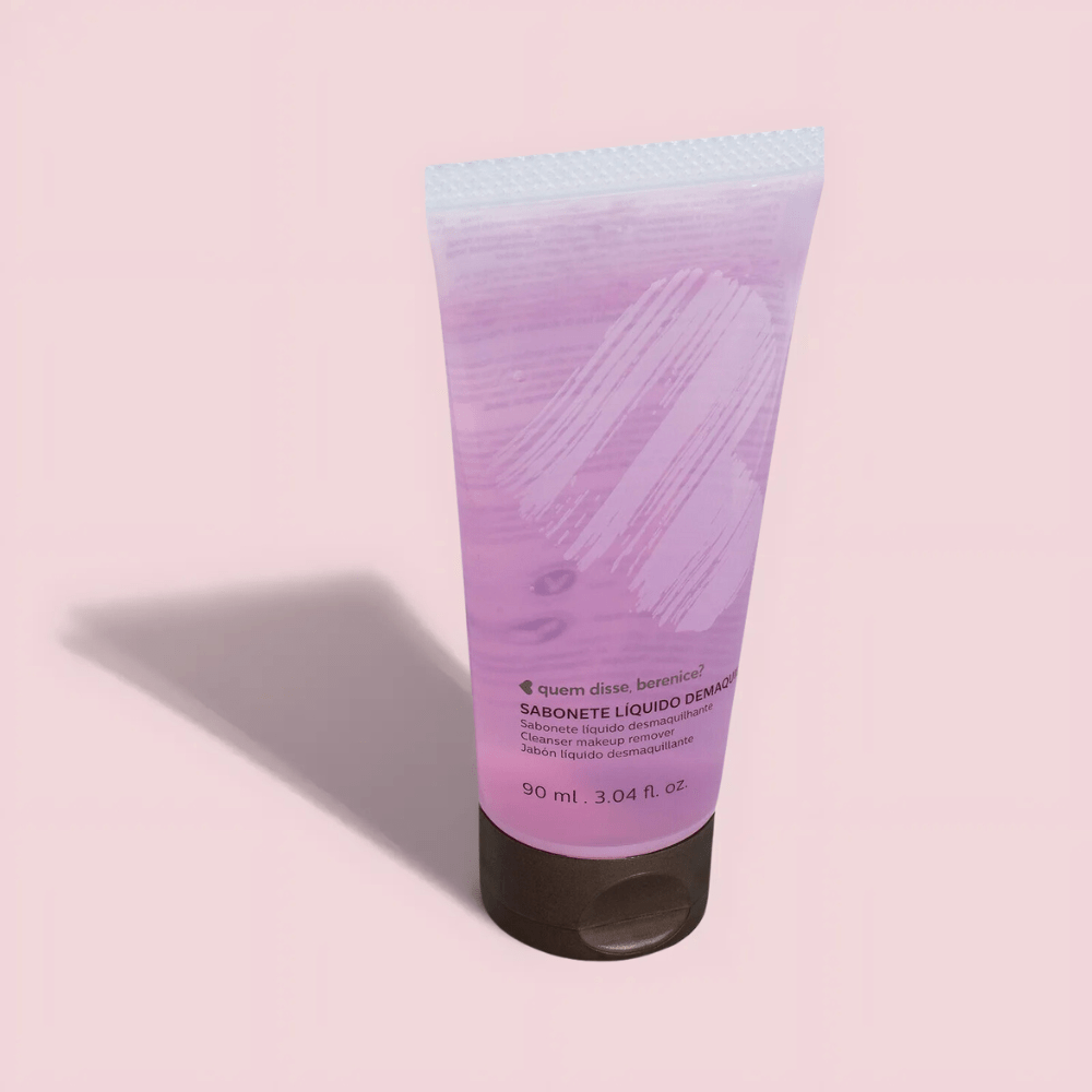Quem Disse, Berenice? Sabonete Líquido Demaquilante - Struccante e Detergente in gel 90ml - o Boticário | Paradea
