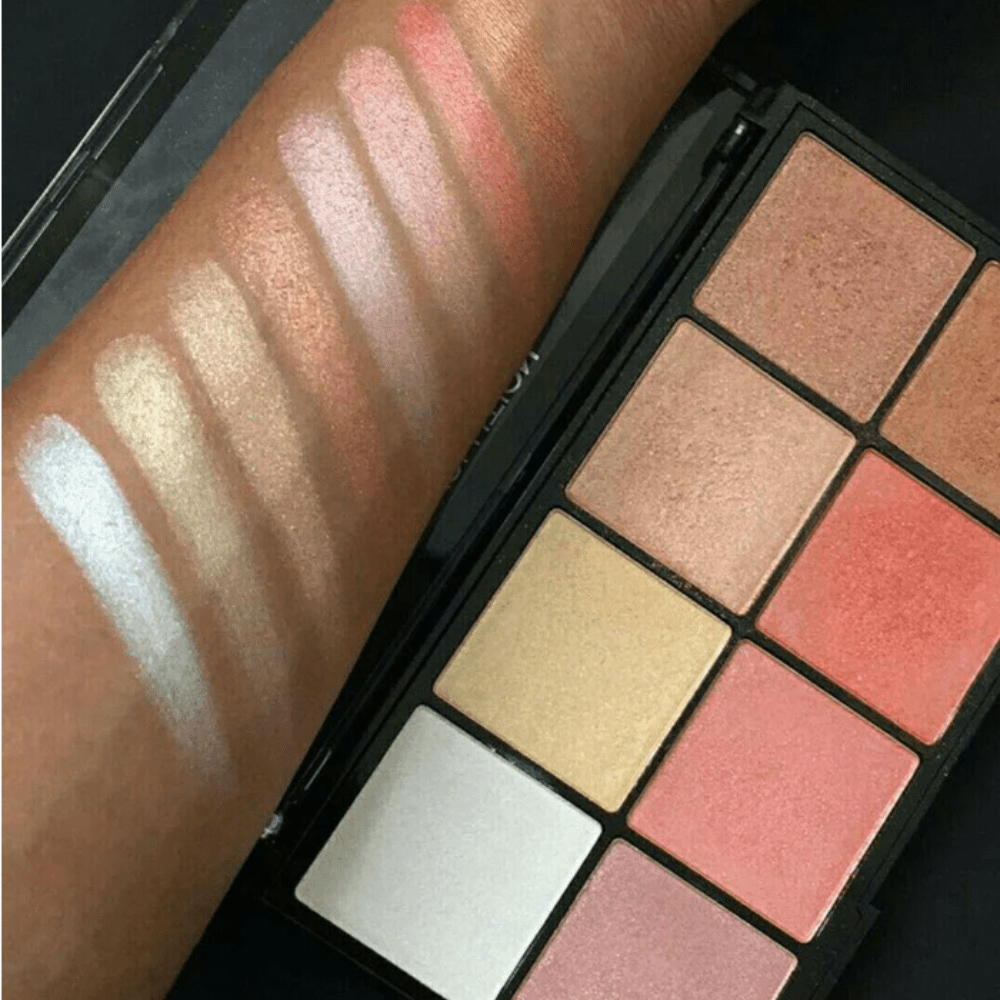 REVOLUTION Highlighter Palette Pro Glow 2 - Illuminanti - Revolution Beauty London | Paradea