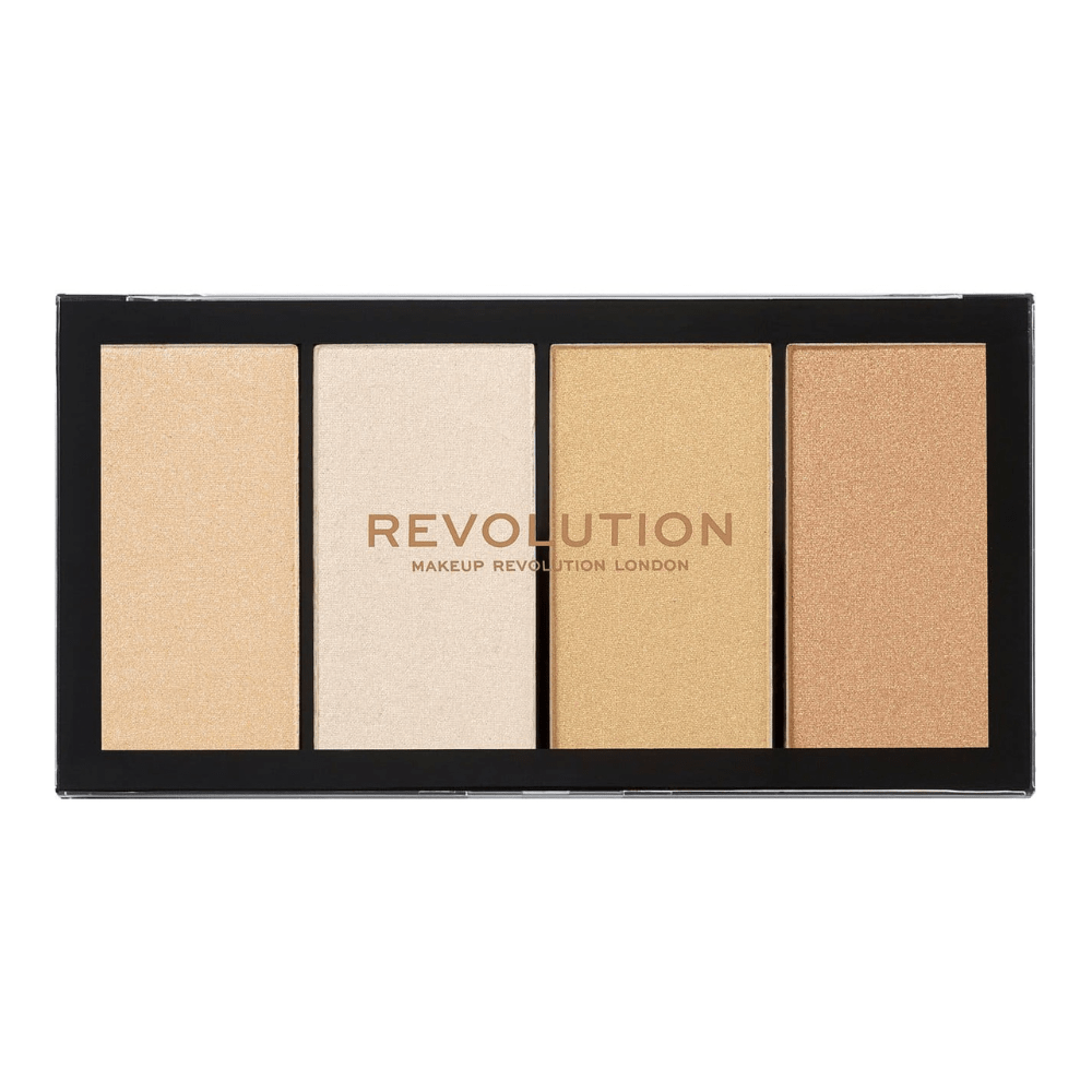 REVOLUTION Highlighter Reloaded Lustre Lights Warm - Illuminanti - Revolution Beauty London | Paradea