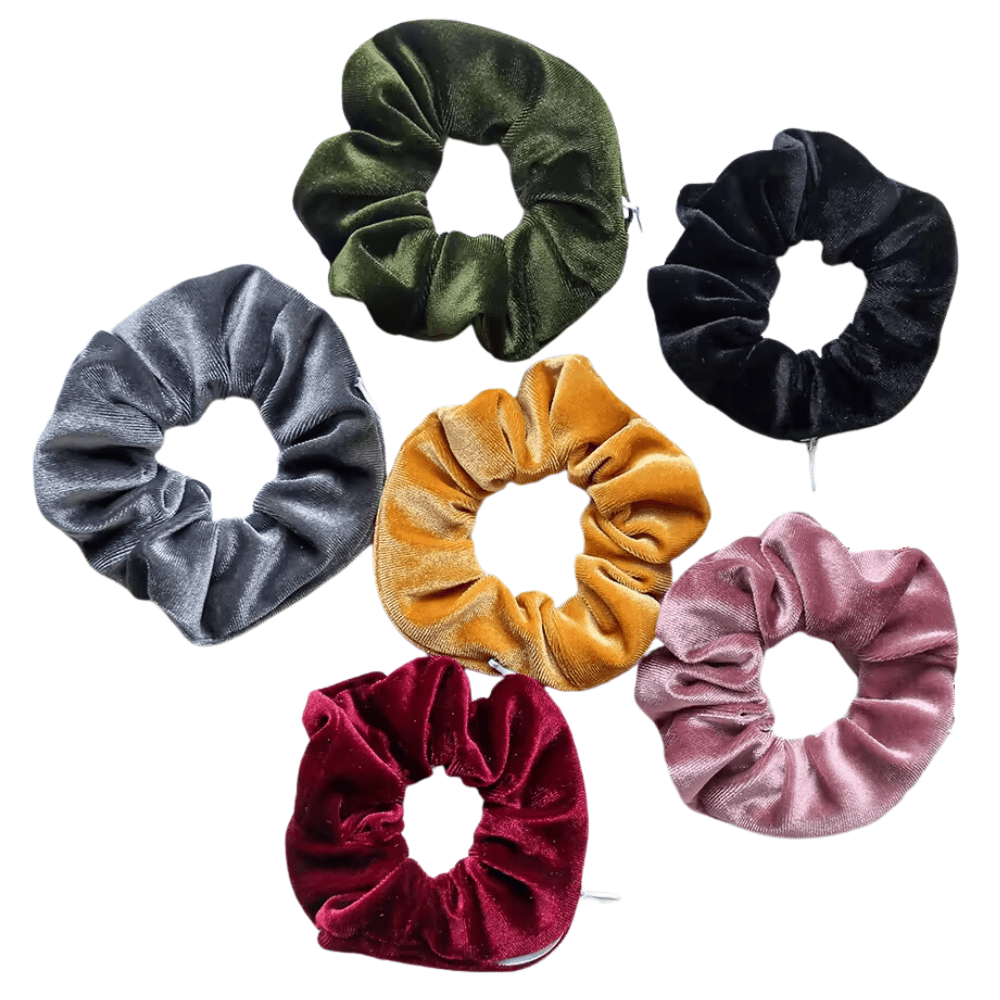 Scrunchies con zipper - Elastici per capelli con cerniera - Paradea | Paradea