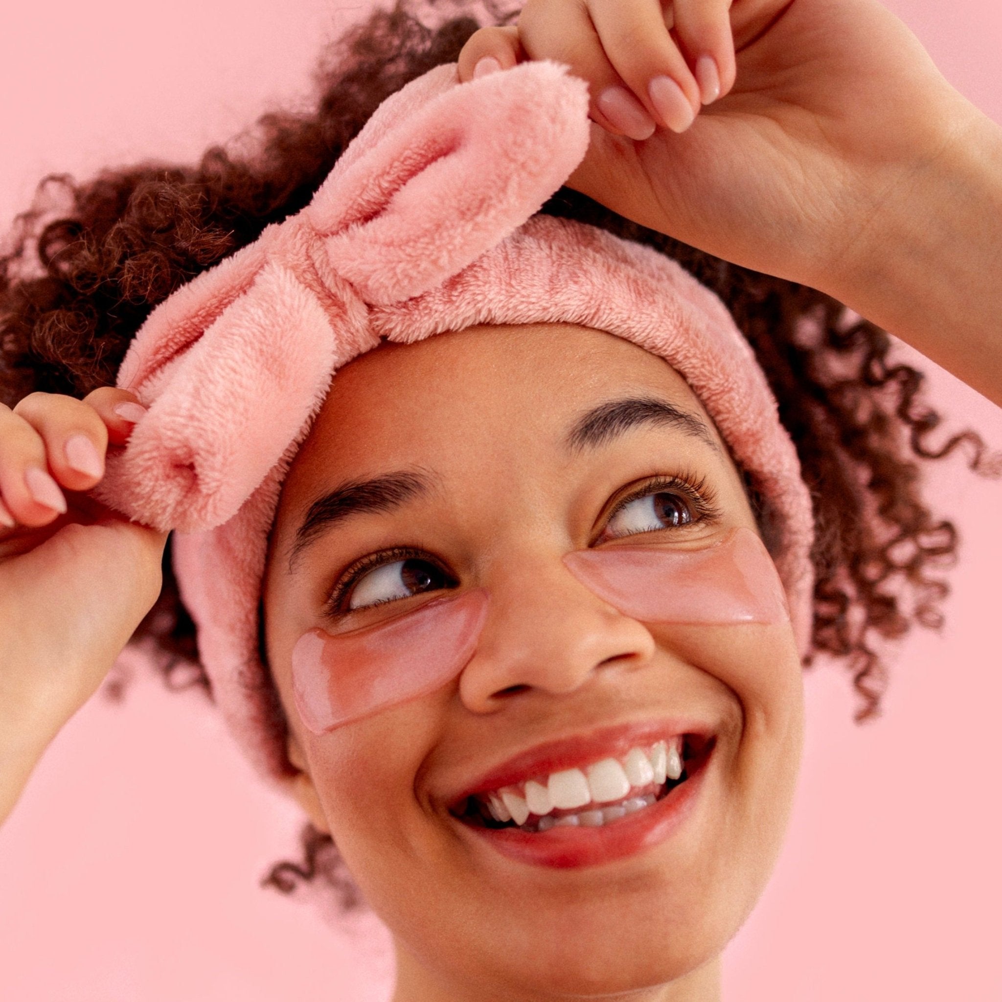 Set 3 Pezzi Fascia E Braccialetto Morbidi Per Lavaggio Viso, Trucco E Cura Della Pelle