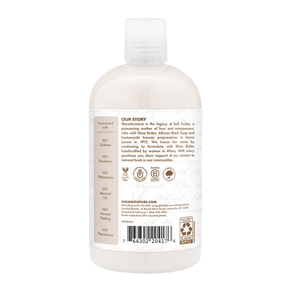 Shea Moisture 100% Virgin Coconut Oil Shampoo – Shampoo idratante al Cocco 384ml - Shea Moisture | Paradea