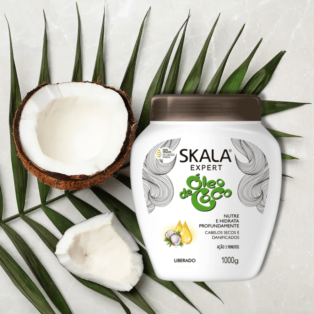 Skala Óleo de Coco Creme de Tratamento – Crema Capelli al Cocco 1kg - Skala | Paradea