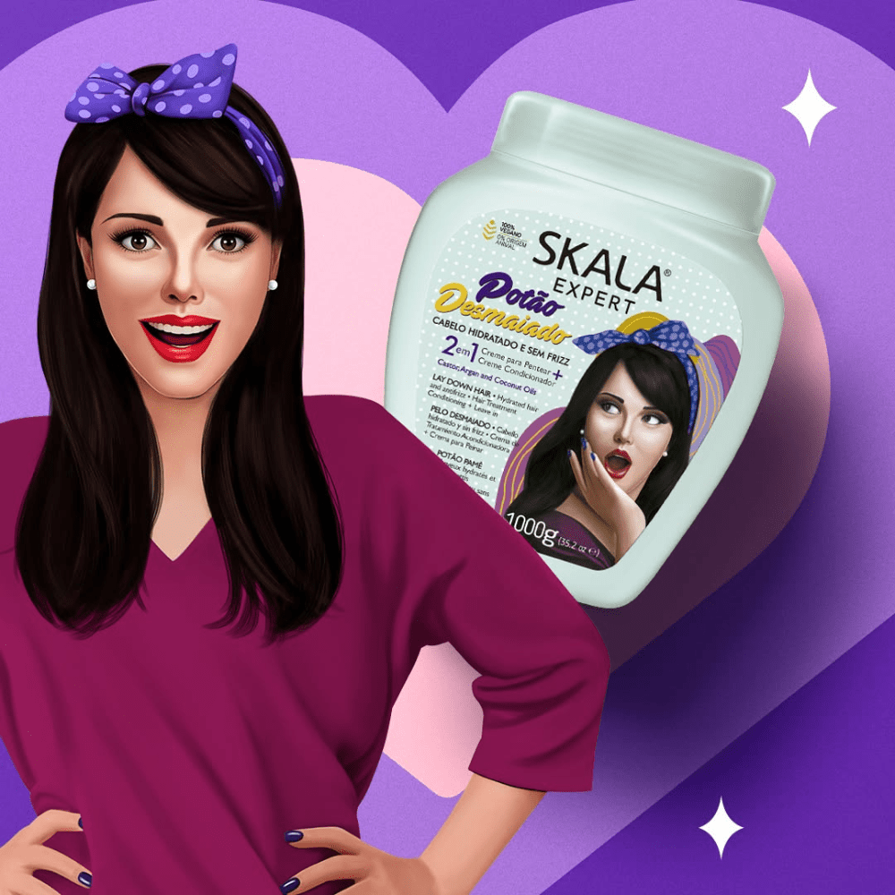 Skala Potão Desmaiado Creme de Tratamento – Crema 2 in 1 per Capelli 1kg - Skala | Paradea