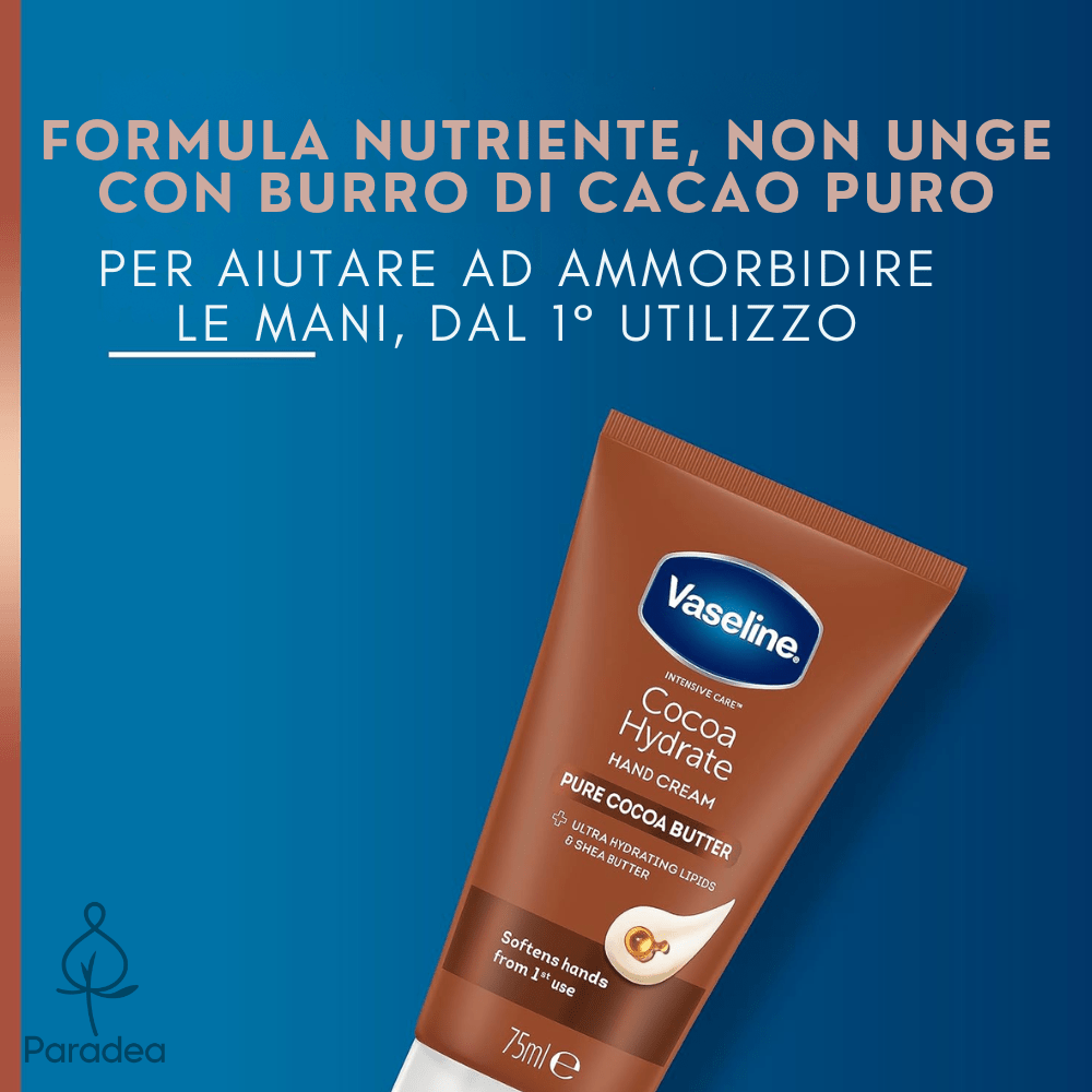 Vaseline Cocoa Hydrate Hand Cream – Crema Mani Idratante Burro di Cocco 75ml - Vaseline | Paradea
